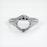 18K White Gold Antique Style Ring Setting Image