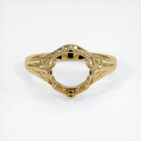 10K Yellow Gold Antique Style Ring Setting Image