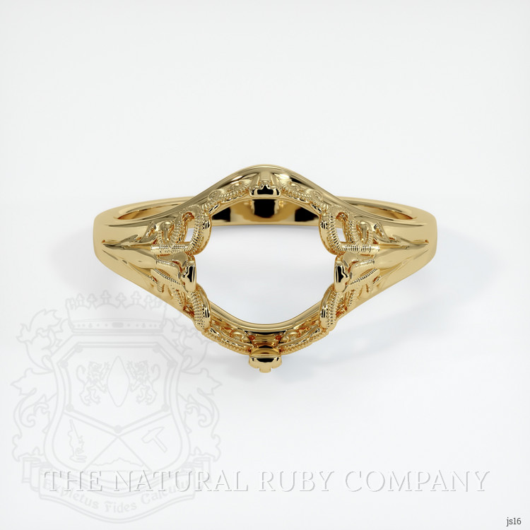 10K Yellow Gold Antique Style Ring Setting