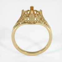 10K Yellow Gold Antique Style Ring Setting Image