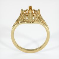 18K Yellow Gold Antique Style Ring Setting Image
