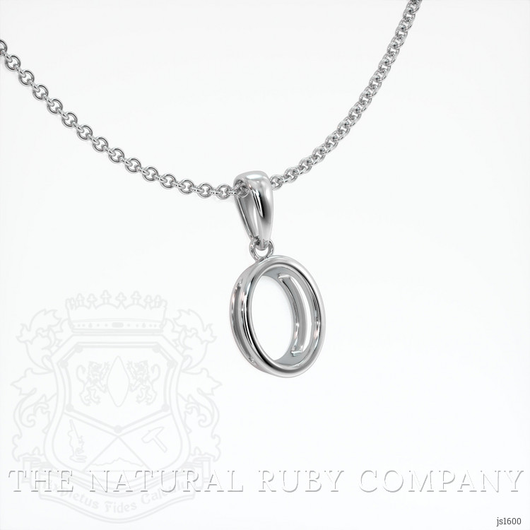 Platinum 950 Bezel Pendant Setting