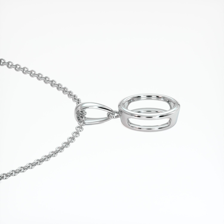 Platinum 950 Bezel Pendant Setting