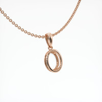 14K Rose Gold Vedic Necklace Setting Image