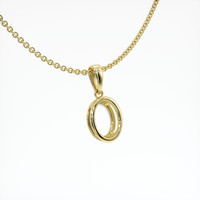 18K Yellow Gold Vedic Necklace Setting Image