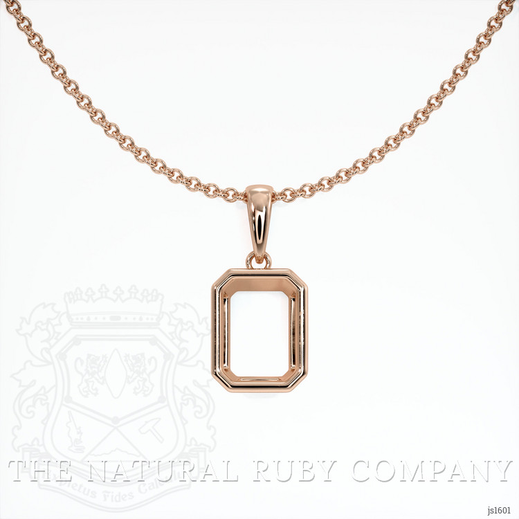 14K Rose Gold Vedic Pendant Setting
