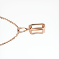 14K Rose Gold Vedic Pendant Setting Image
