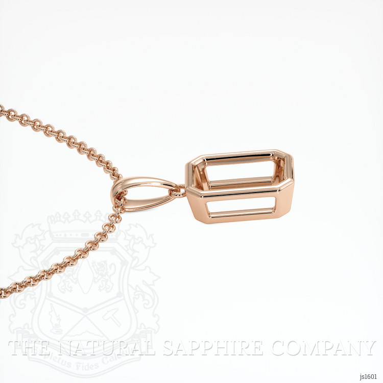14K Rose Gold Vedic Pendant Setting
