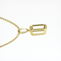 10K Yellow Gold Vedic Pendant Setting Image