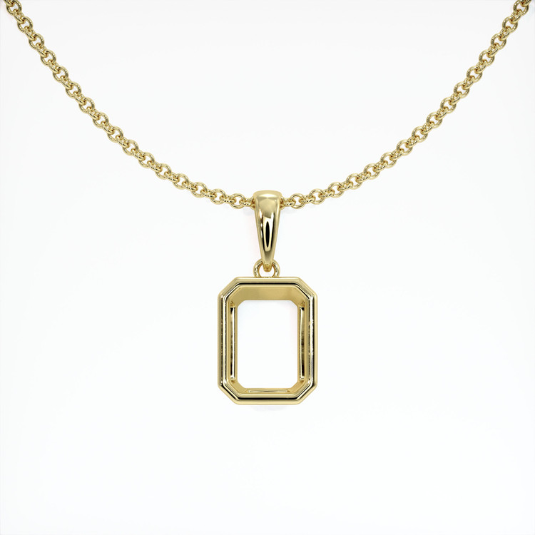 14K Yellow Gold Vedic Pendant Setting