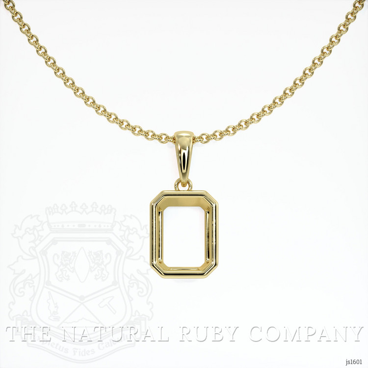 14K Yellow Gold Vedic Pendant Setting