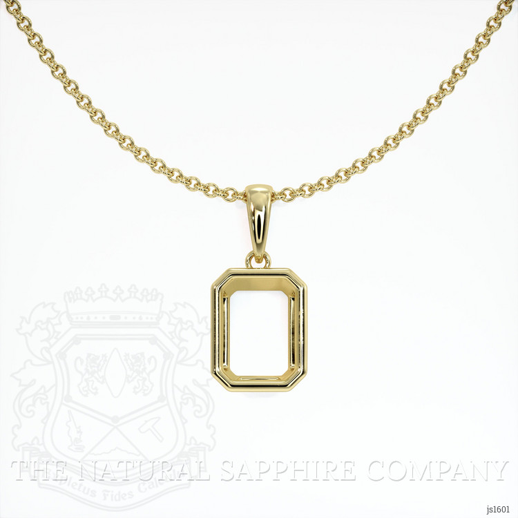 14K Yellow Gold Vedic Pendant Setting