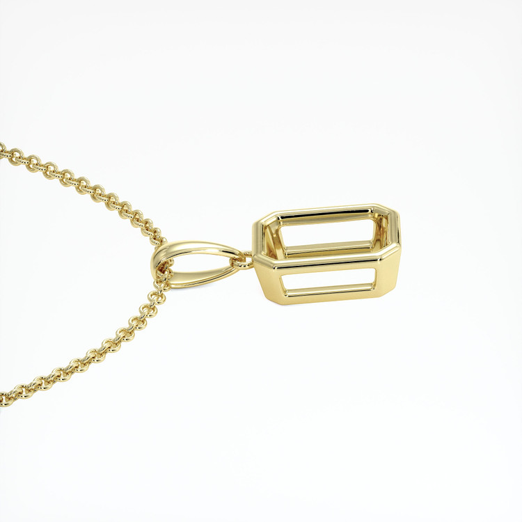 14K Yellow Gold Vedic Pendant Setting