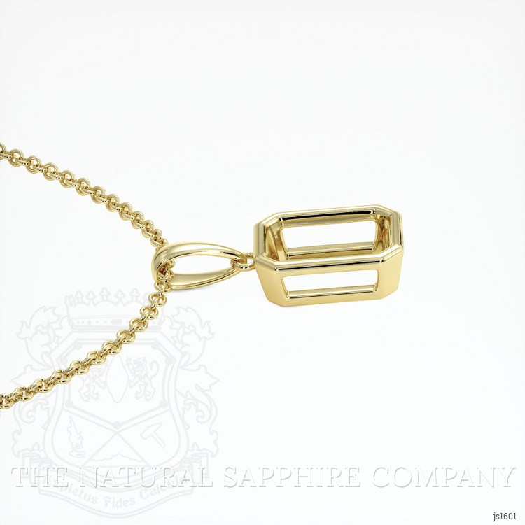 14K Yellow Gold Vedic Pendant Setting