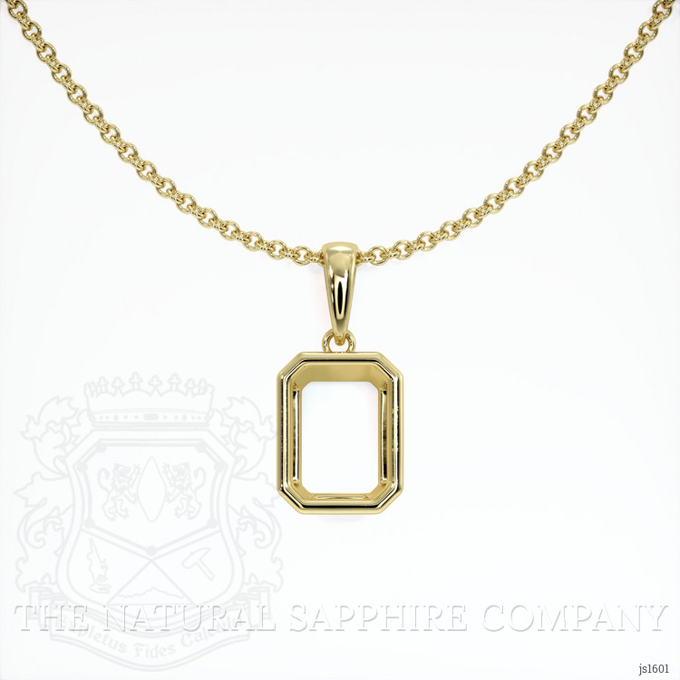 18K Yellow Gold Vedic Pendant Setting