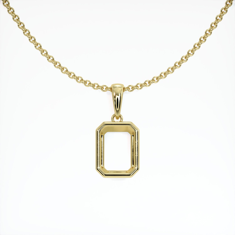18K Yellow Gold Vedic Pendant Setting