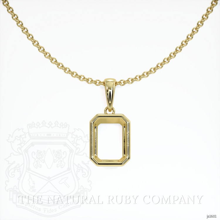 18K Yellow Gold Vedic Pendant Setting