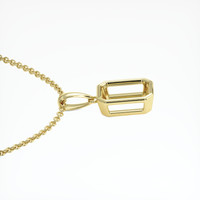 18K Yellow Gold Vedic Pendant Setting Image