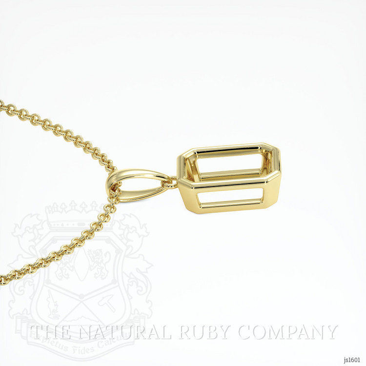 18K Yellow Gold Vedic Pendant Setting