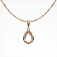 14K Rose Gold Vedic Pendant Setting Video