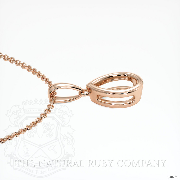 14K Rose Gold Vedic Pendant Setting