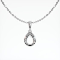 14K White Gold Vedic Pendant Setting Video