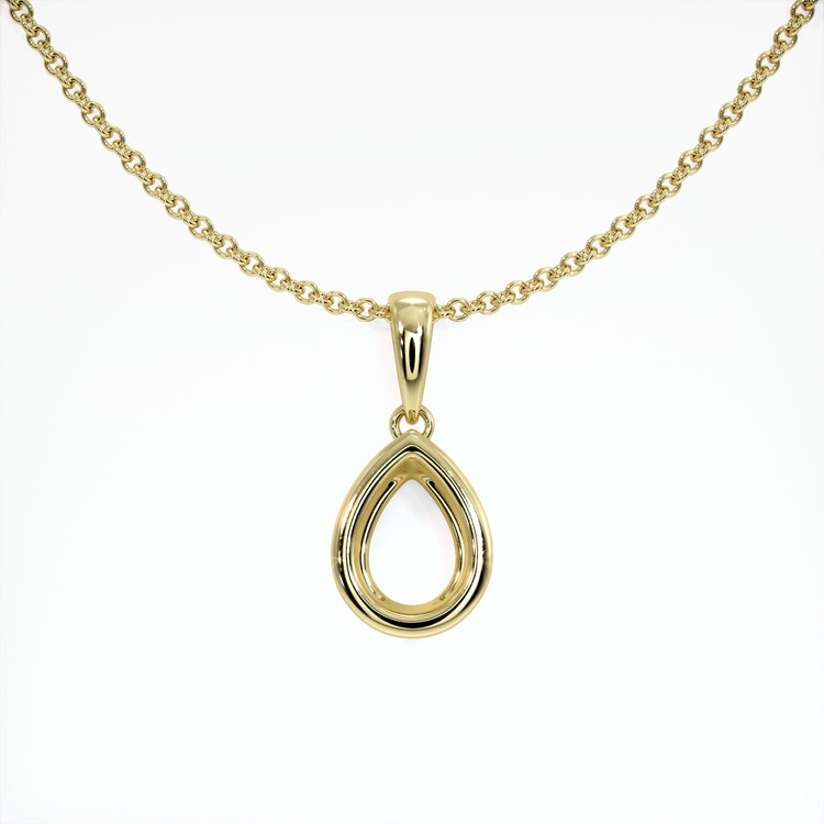 14K Yellow Gold Vedic Pendant Setting