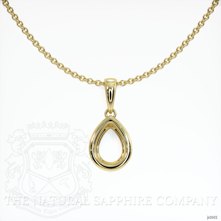 14K Yellow Gold Vedic Pendant Setting