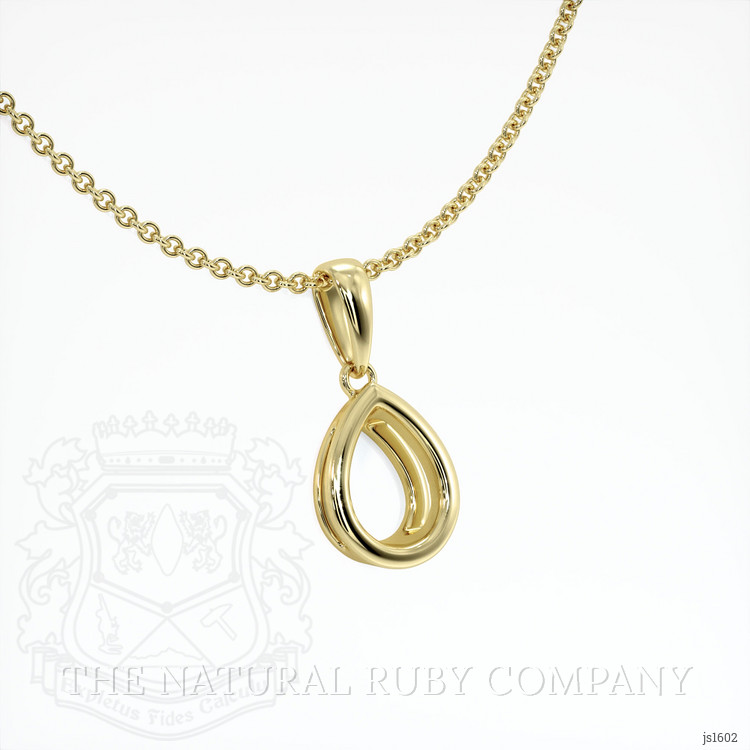 14K Yellow Gold Vedic Pendant Setting