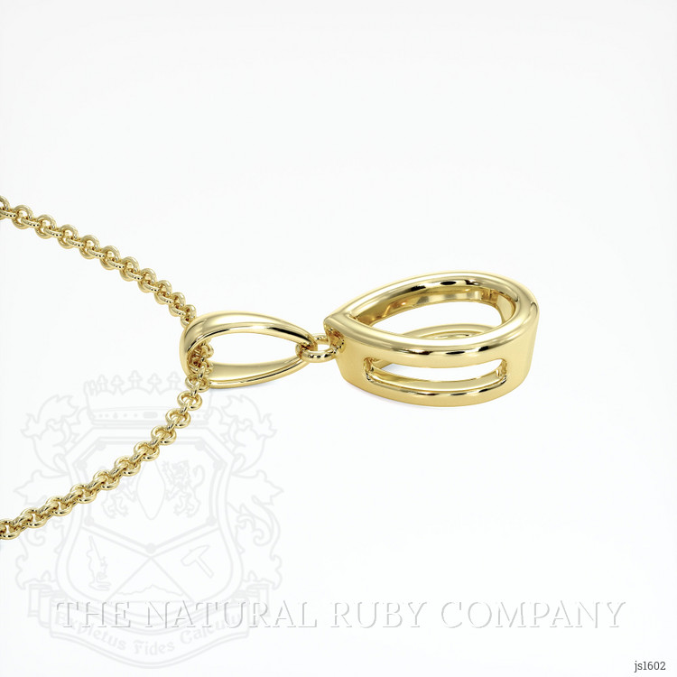 14K Yellow Gold Vedic Pendant Setting