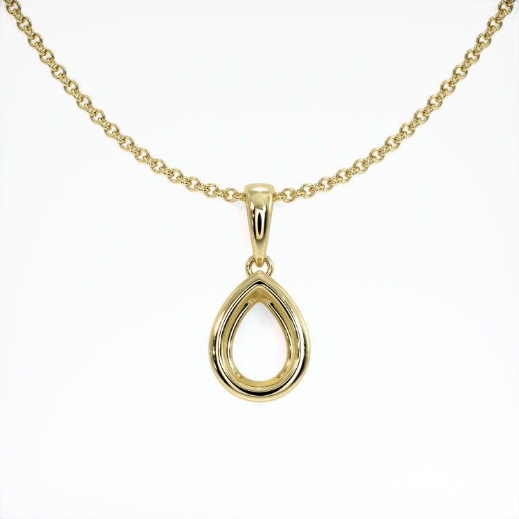 18K Yellow Gold Vedic Pendant Setting