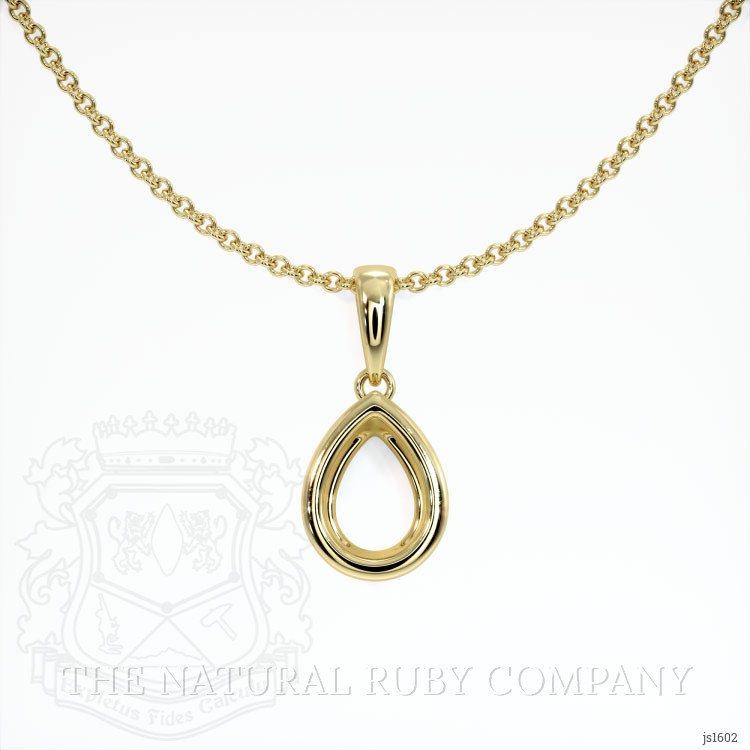 18K Yellow Gold Vedic Pendant Setting