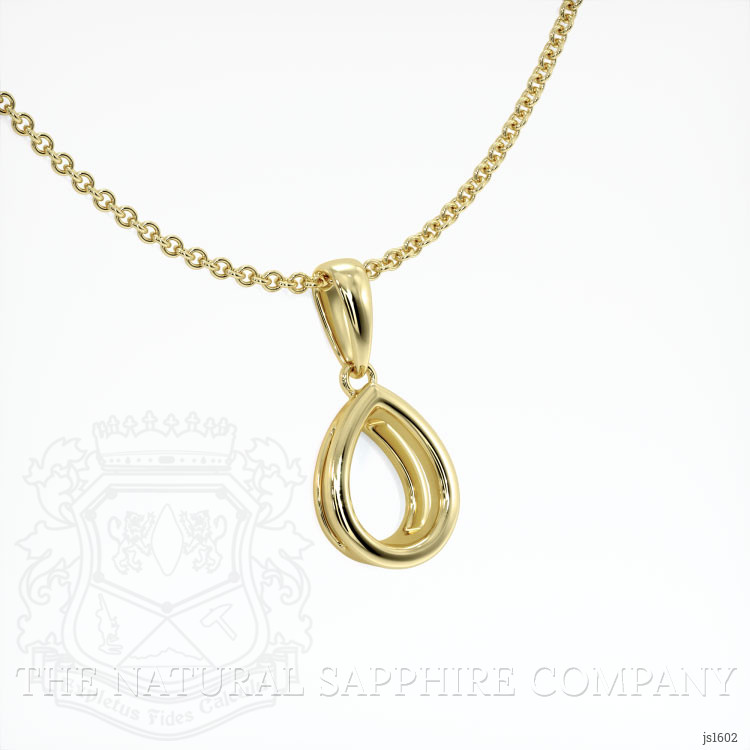 18K Yellow Gold Vedic Pendant Setting