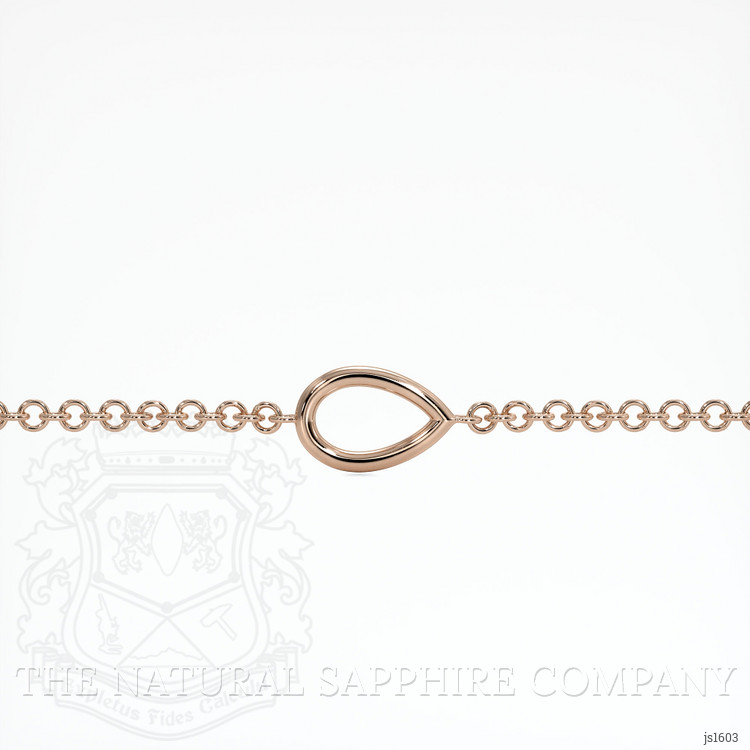 14K Rose Gold Vedic Bracelet Setting