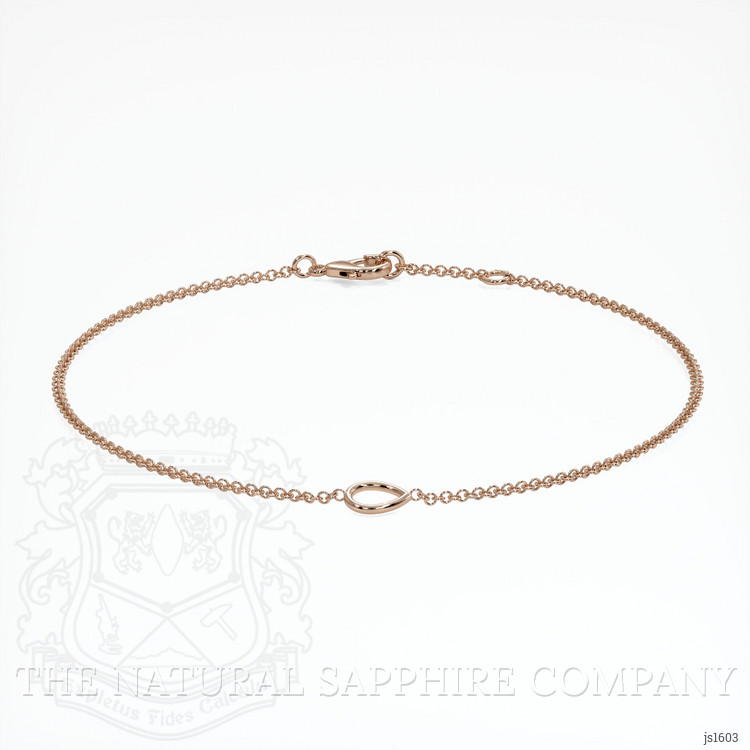 14K Rose Gold Vedic Bracelet Setting