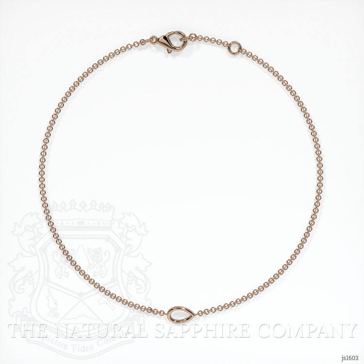 14K Rose Gold Vedic Bracelet Setting