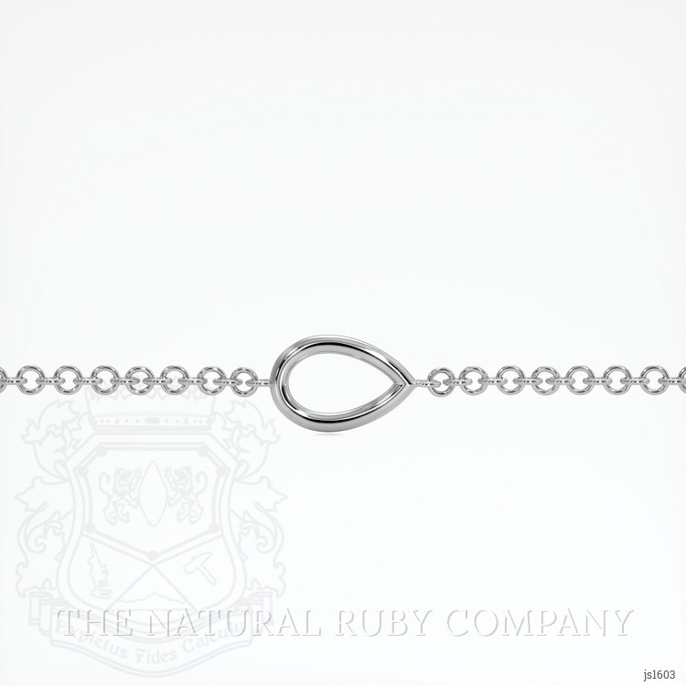 14K White Gold Vedic Bracelet Setting