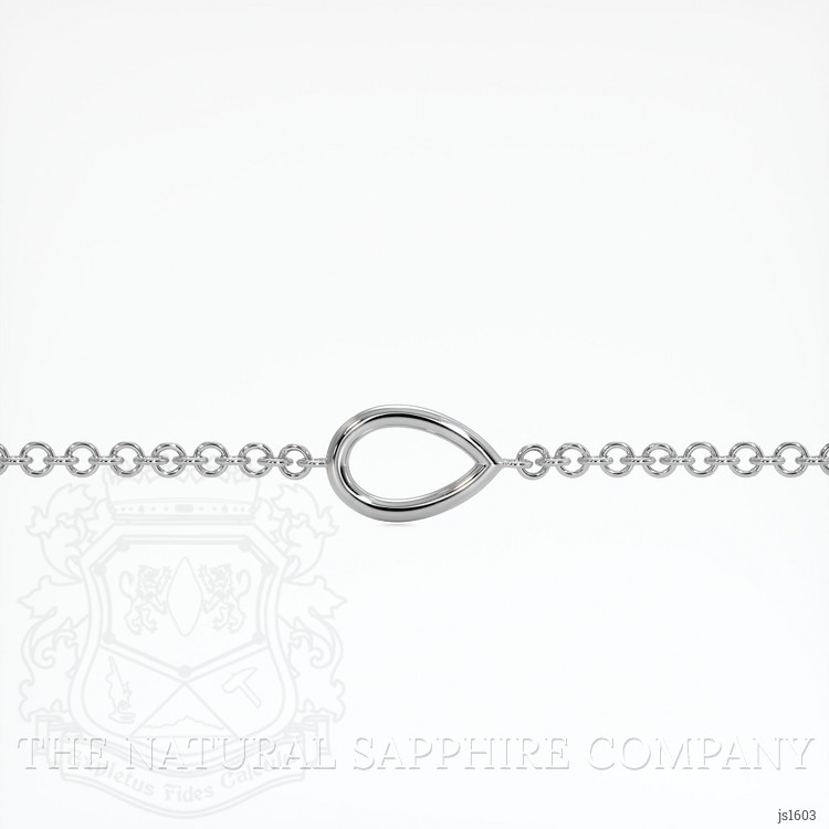 14K White Gold Vedic Bracelet Setting