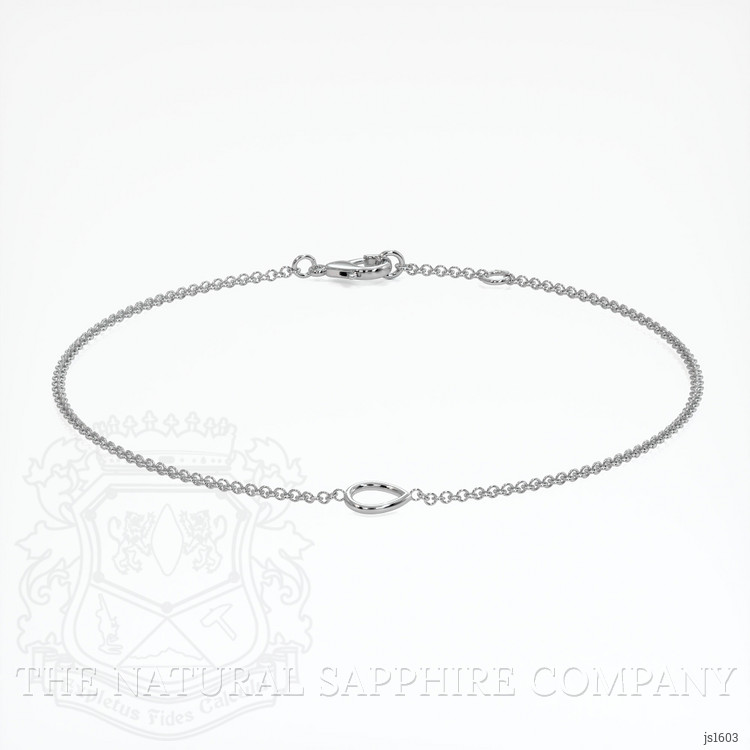 18K White Gold Vedic Bracelet Setting