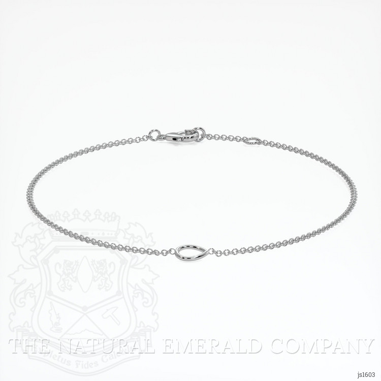 18K White Gold Vedic Bracelet Setting