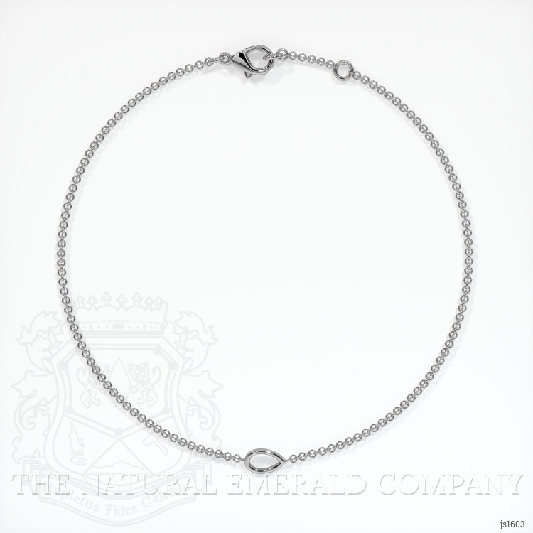 18K White Gold Vedic Bracelet Setting