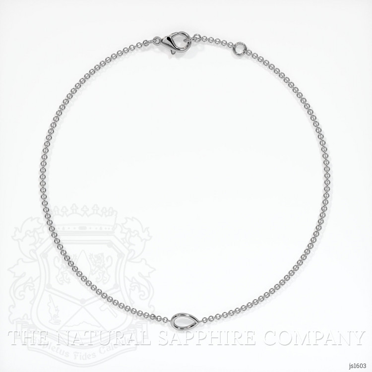18K White Gold Vedic Bracelet Setting