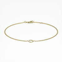 14K Yellow Gold Vedic Bracelet Setting Image