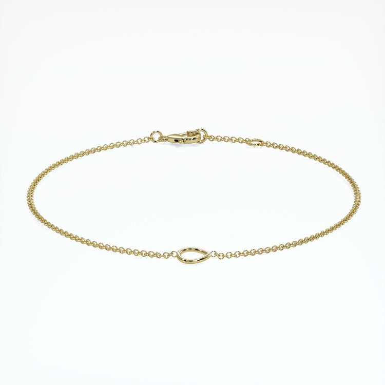 14K Yellow Gold Vedic Bracelet Setting