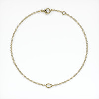 14K Yellow Gold Vedic Bracelet Setting Image