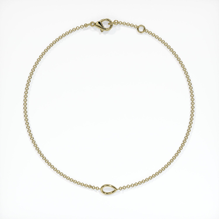 14K Yellow Gold Vedic Bracelet Setting