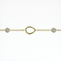 14K Yellow Gold Accent Stones Bracelet Setting Video
