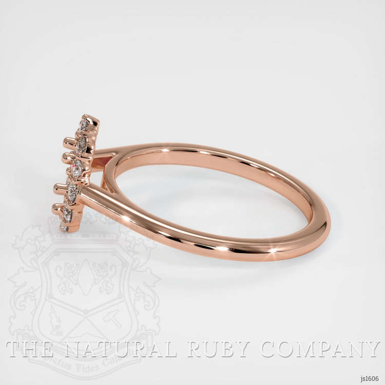 14K Rose Gold Halo Ring Setting