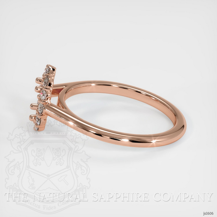 14K Rose Gold Halo Ring Setting