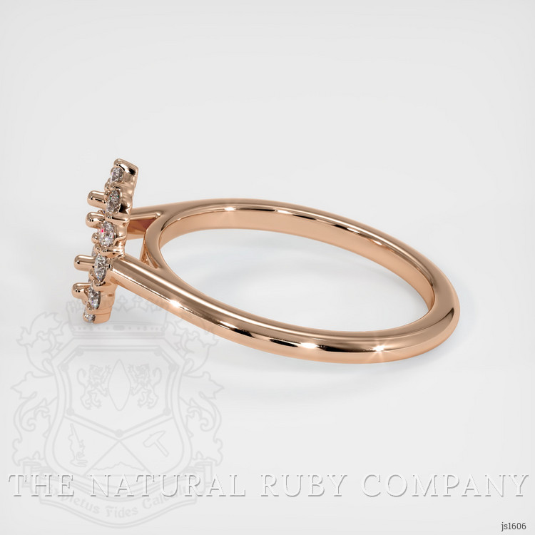 18K Rose Gold Halo Ring Setting